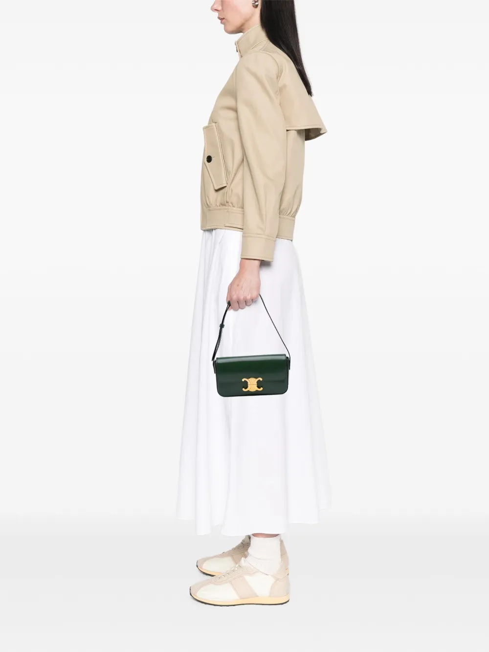 Céline Pre-Owned 2021 Shiny Calfskin Claude shoulder bag | Pre-Owned | Image 2