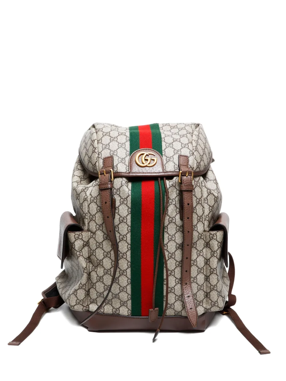 Gucci Pre-Owned 2021s Ophidia backpack - ニュートラル Gucci Pre-Owned 2021s Ophidia backpack - ニュートラル