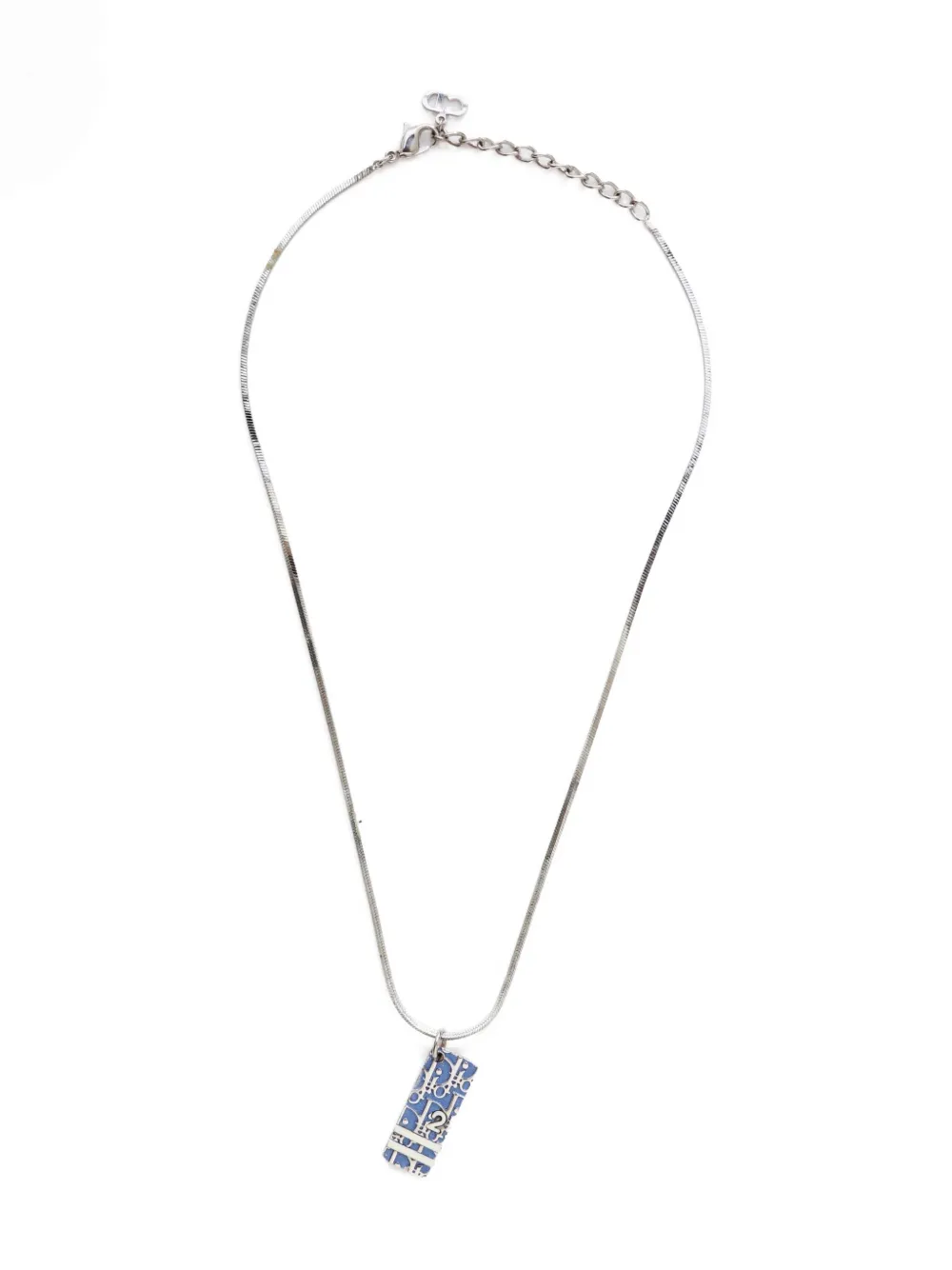 Christian Dior Pre-Owned 2000s CD Logo Trotter Charm necklace - Christian Dior Pre-Owned 2000s CD Logo Trotter Charm necklace -