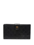 CHANEL Pre-Owned 1985-1993 quilted wallet - Black