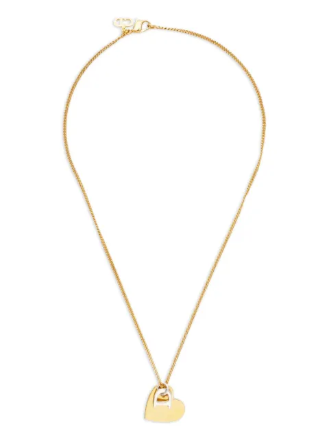 Christian Dior Pre-Owned 1970-1990s Heart necklace