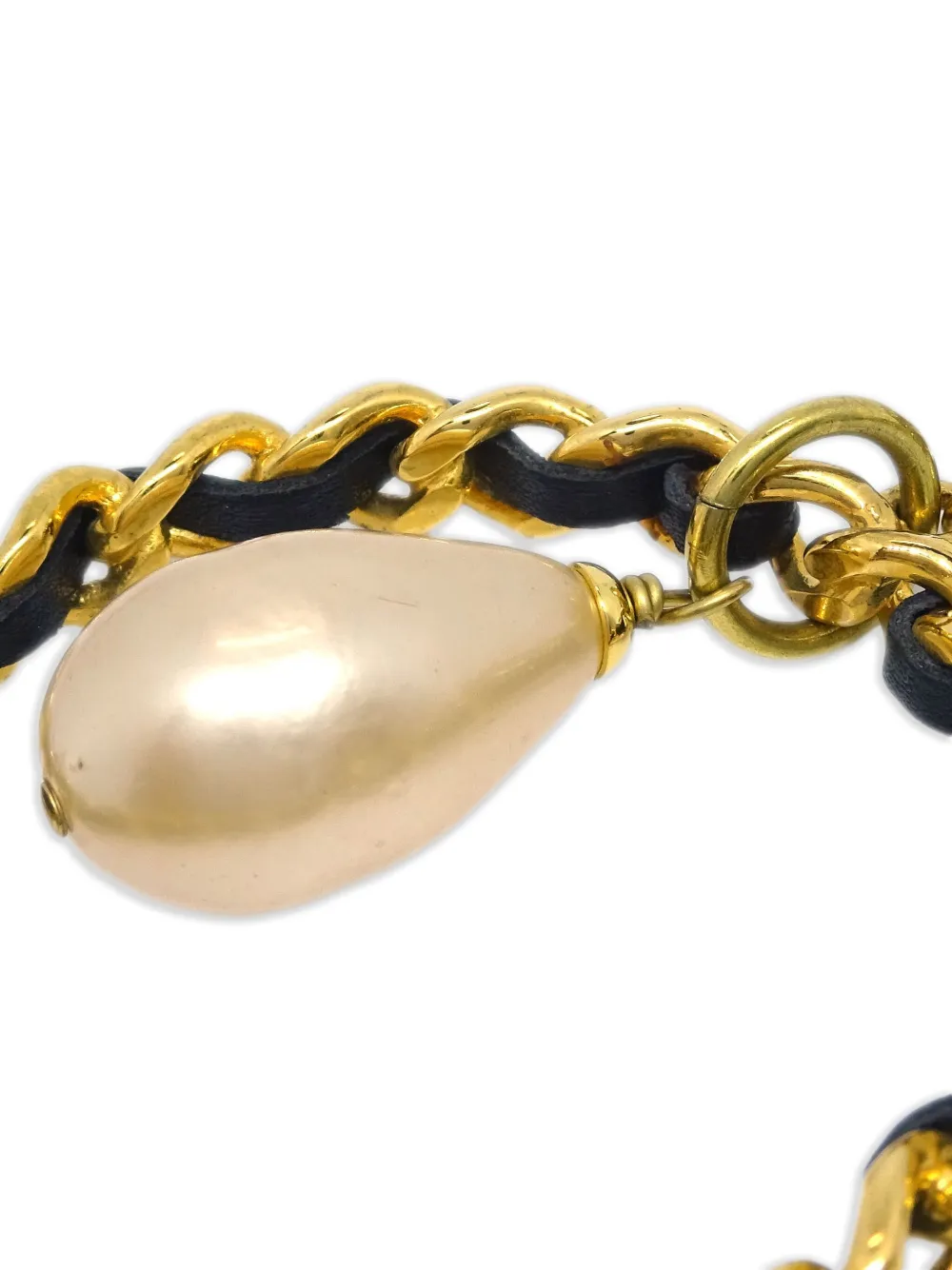 CHANEL Pre-Owned 1995 faux-pearl drop earrings | Image 2