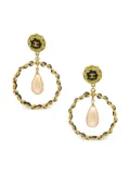 CHANEL Pre-Owned 1995 faux-pearl drop earrings - Gold