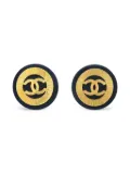 CHANEL Pre-Owned 1990-2000s logo-embellished earrings - Gold