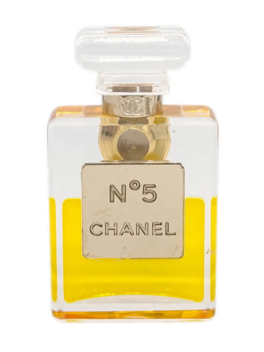 CHANEL Pre-Owned 2006 Perfume Bottle brooch | Yellow | Image 1