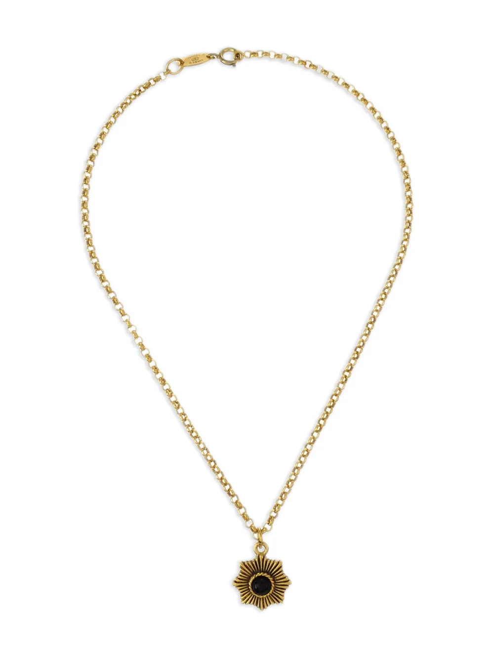 1984 Stone pendant necklace