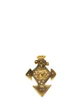 CHANEL Pre-Owned 1994 Gold Plated CC Cross Brooch costume brooch