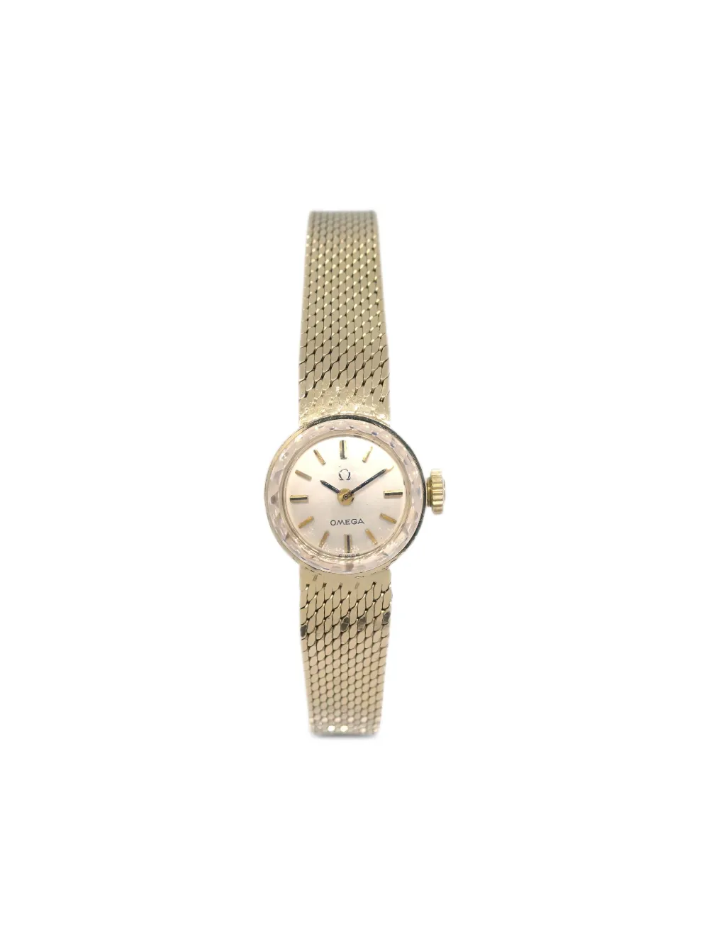 OMEGA 1960-1970s マニュアル 14mm 14Kイエローゴールド - ホワイト OMEGA 1960-1970s マニュアル 14mm 14Kイエローゴールド - ホワイト