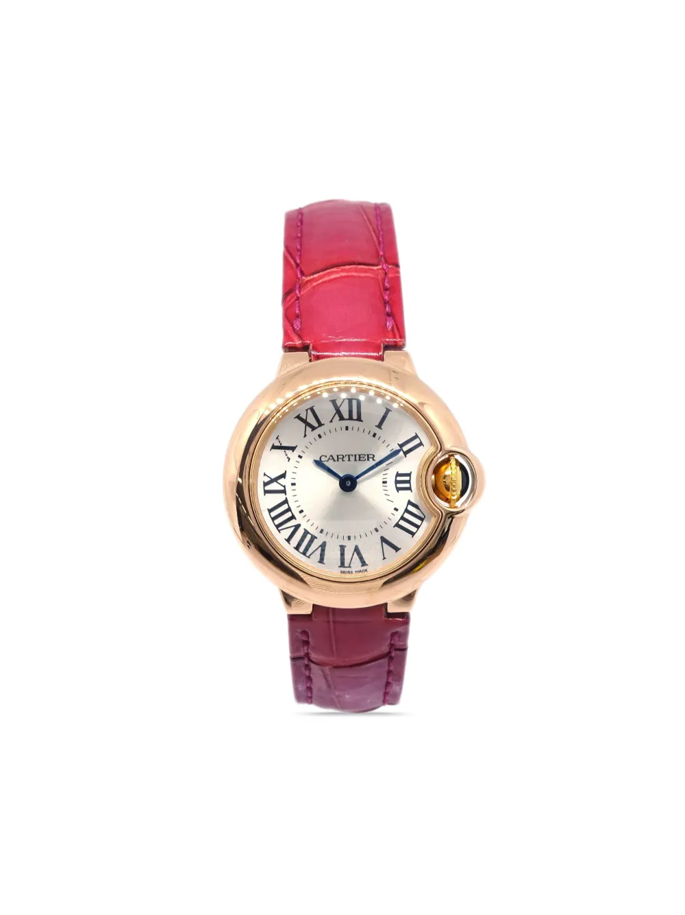 Cartier 2000s バロン ブルー28mm 18Kイエローゴールド - ホワイト Cartier 2000s バロン ブルー28mm 18Kイエローゴールド - ホワイト
