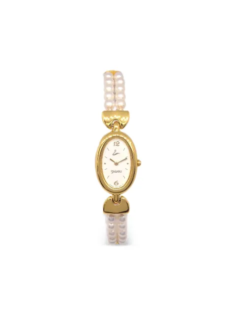TASAKI 1990-2000s pearl-embellished 22mm