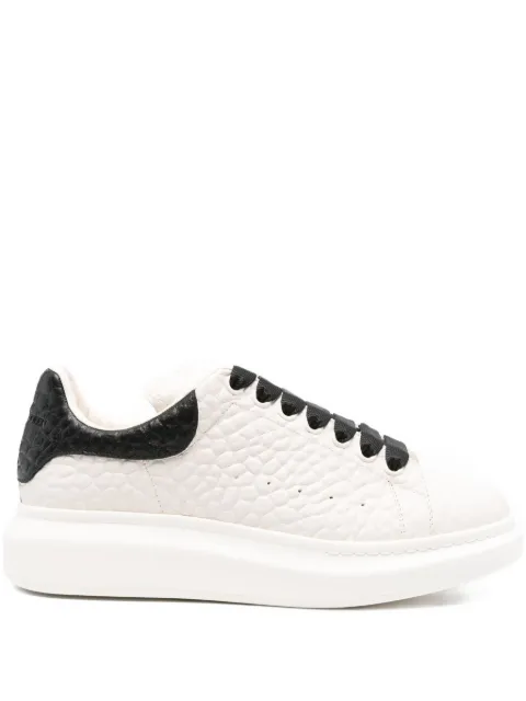 Alexander McQueen Oversized textured leather sneakers