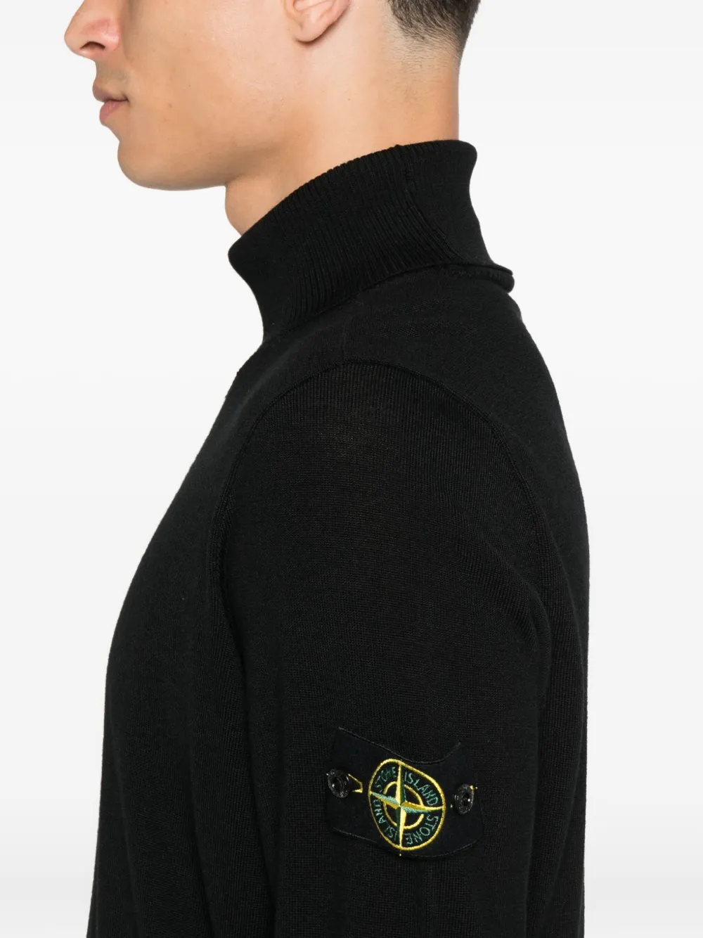 Stone Island Sweaters Black Zwart