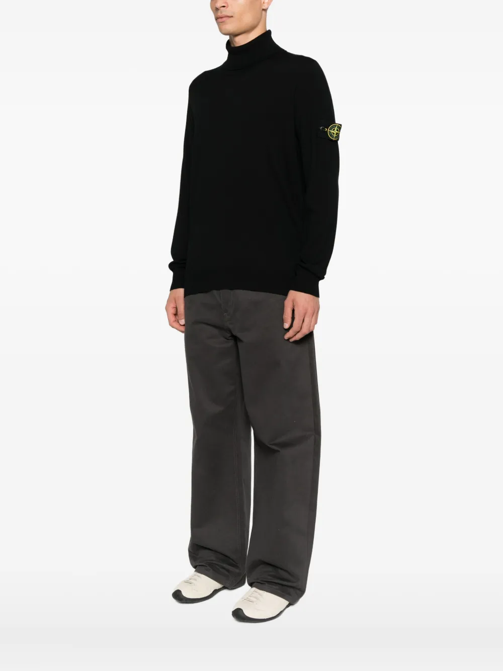 Stone Island Sweaters Black Zwart