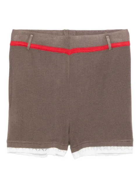 SIEDRES Marthe lace-trim shorts