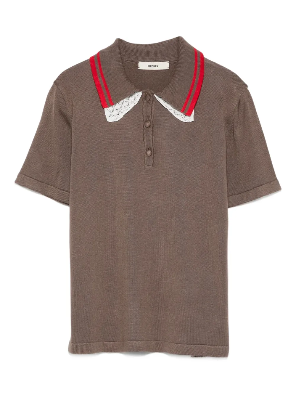 SIEDRES short sleeve polo shirt - ブラウン SIEDRES short sleeve polo shirt - ブラウン