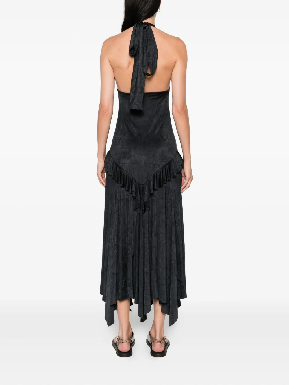 SIEDRES halterneck dress Zwart