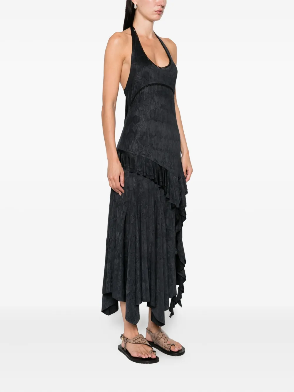 SIEDRES halterneck dress Zwart