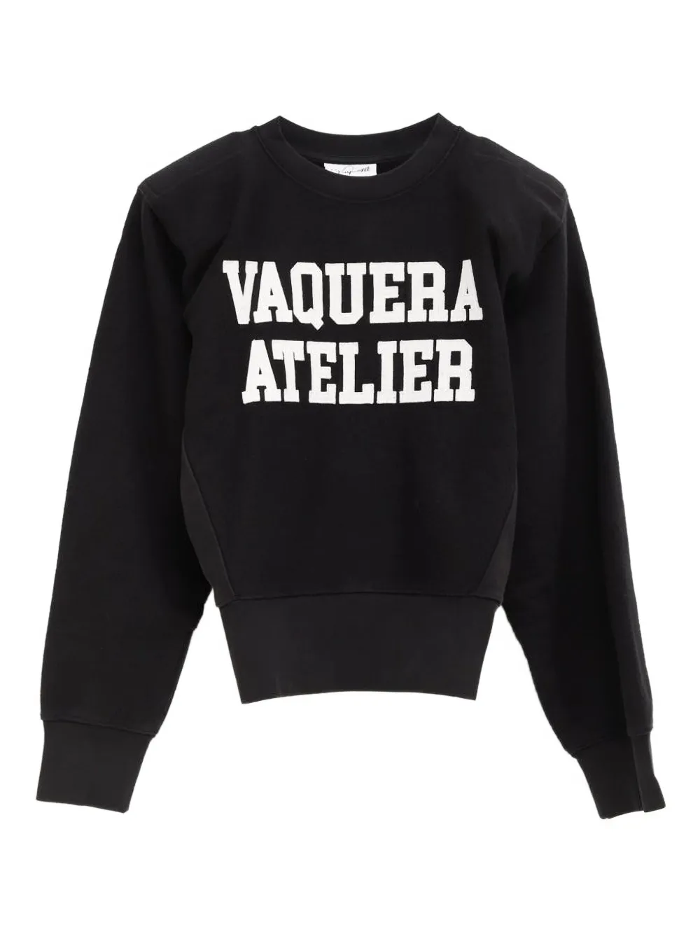Vaquera Cotton Sweatshirt In Black