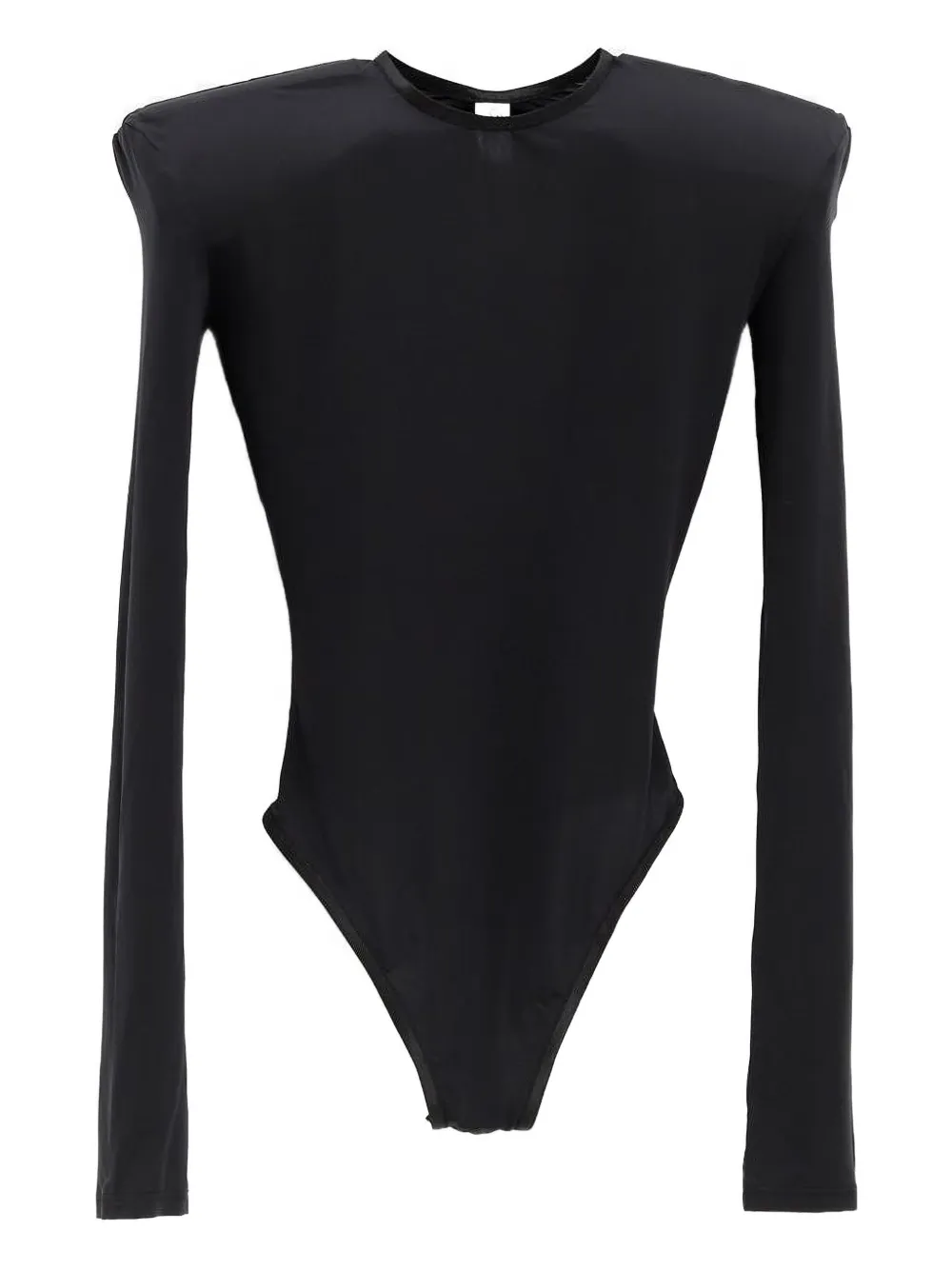 Vaquera Shoulder-pad Long-sleeve Body In Black