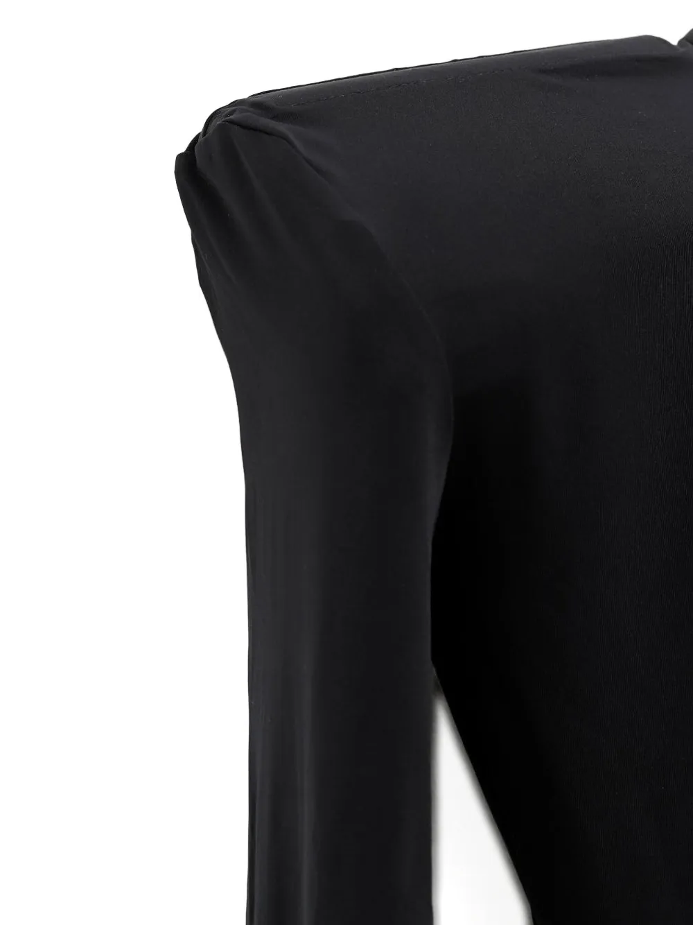 Vaquera Shoulder-pad Long-sleeve Body In Black