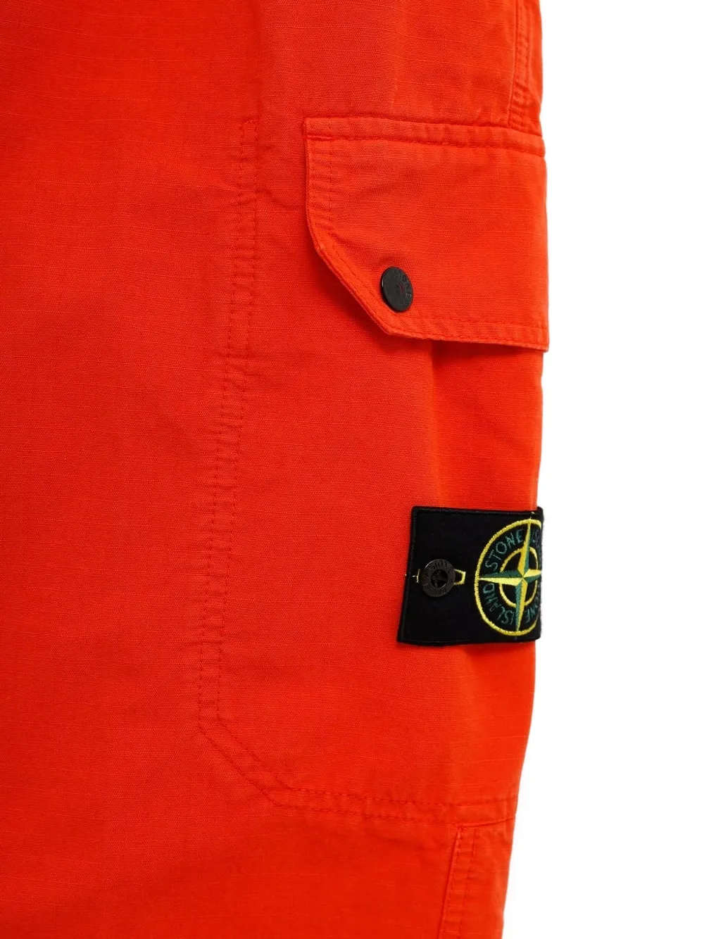 Stone Island Broek met cargo zak Oranje