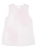 Cecilie Bahnsen floral-embellished sleeveless top - Pink