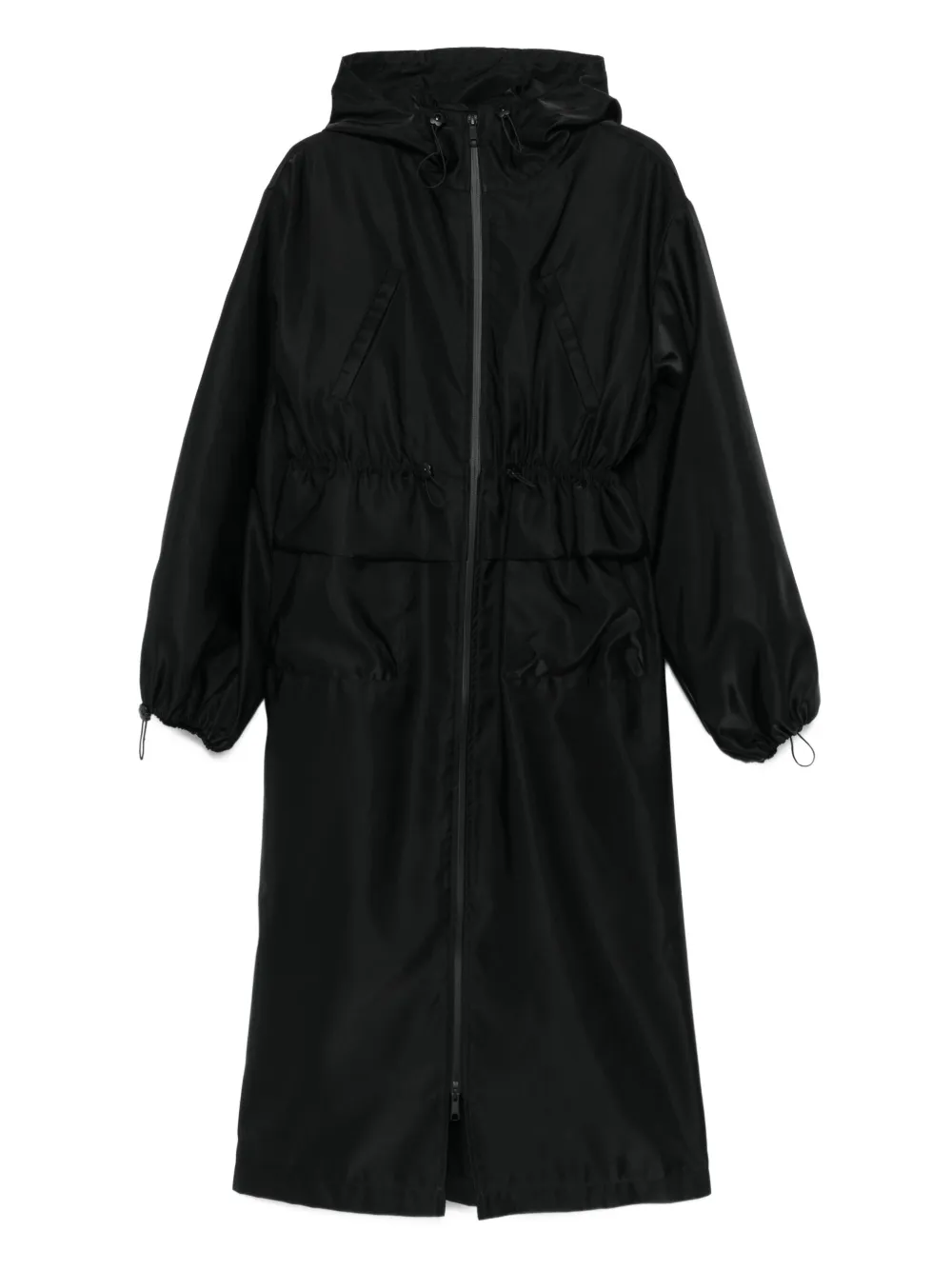 Cecilie Bahnsen hooded coat Zwart