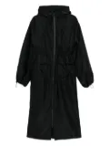Cecilie Bahnsen hooded coat - Black