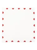 Petit Bateau heart-motif blanket - White