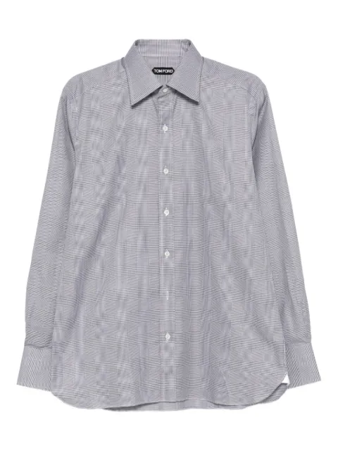 TOM FORD camisa con cuadros estampados