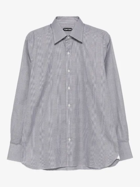 TOM FORD checked cotton shirt