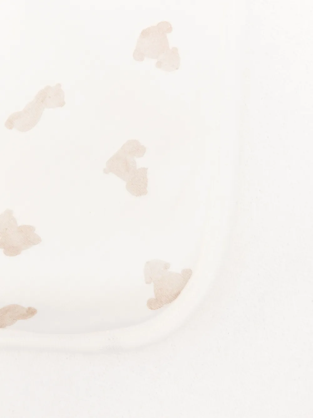 Petit Bateau bear-print sleeping bag Wit