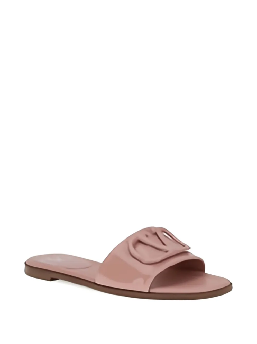 Valentino Garavani VLogo Signature flat sandals Pink
