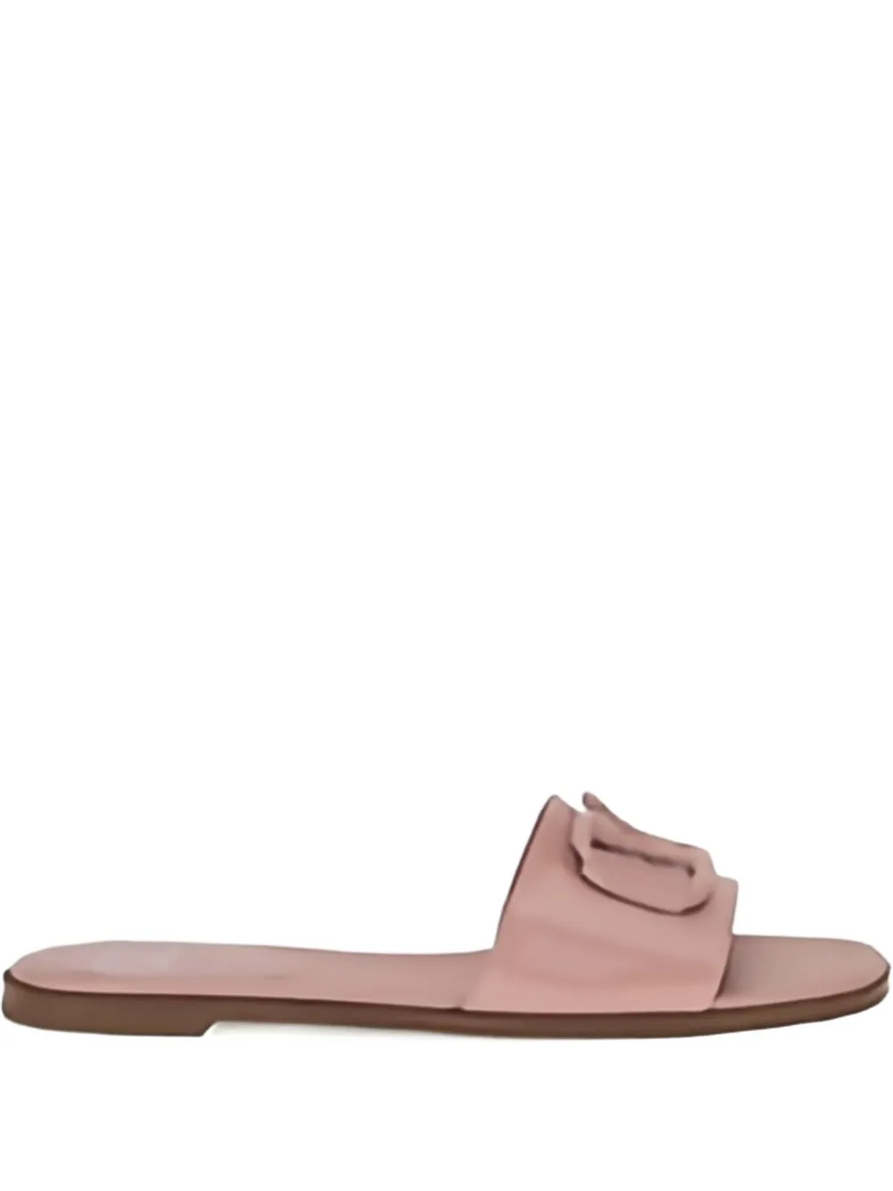 Valentino Garavani VLogo Signature flat sandals Pink