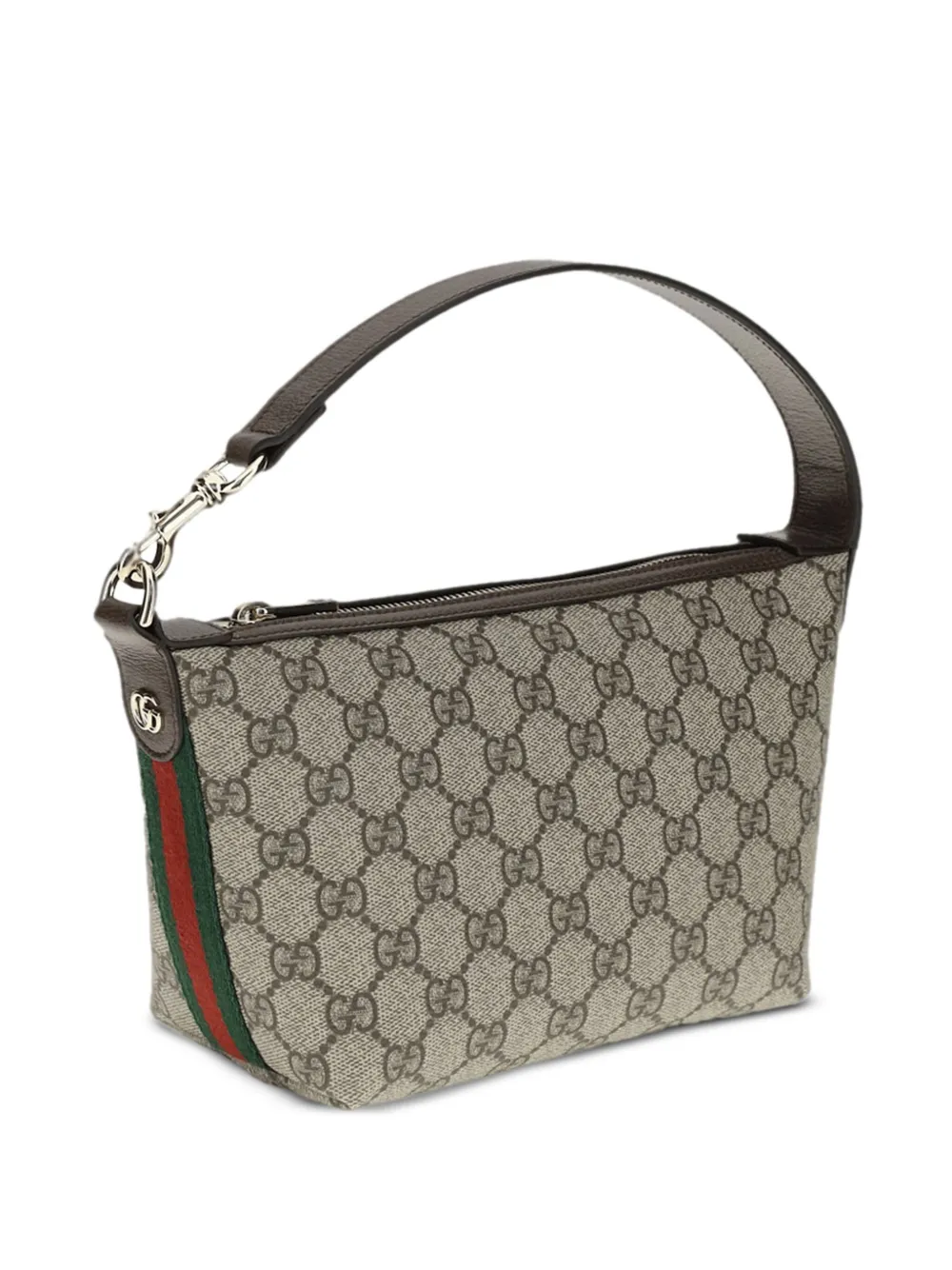 Gucci Schoudertas met GG-monogram - Bruin