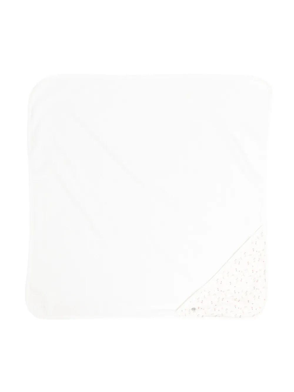 Petit Bateau floral-print blanket Wit