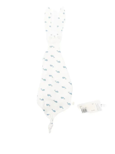 Petit Bateau rabbit whale-print comforter