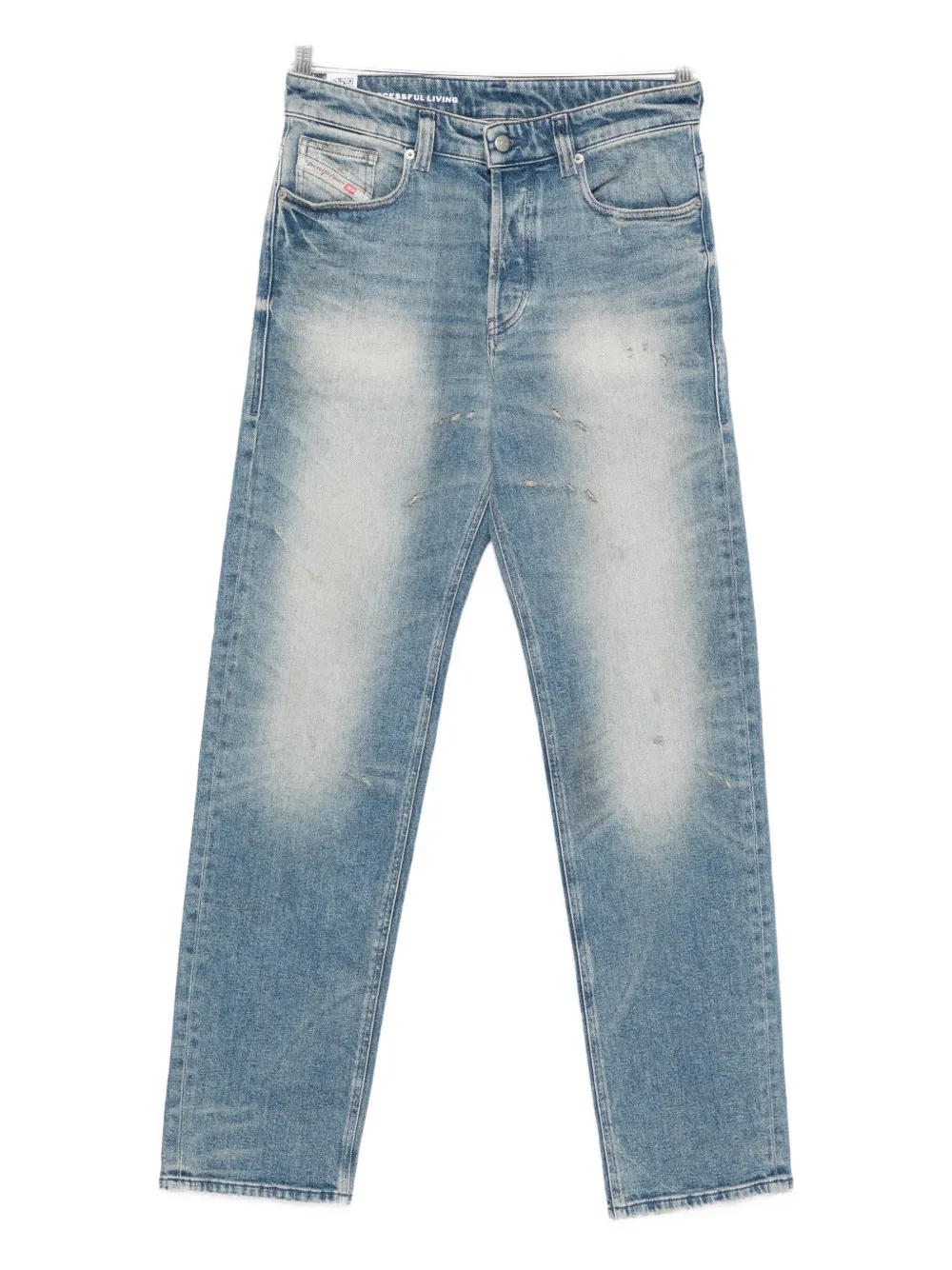 Diesel 1988 D-ark 09m21 Faded-effect Jeans In Blue