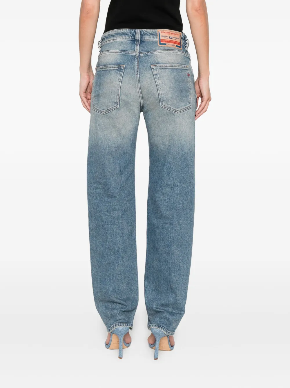 Diesel 1988 D-ark 09m21 faded-effect jeans Blauw