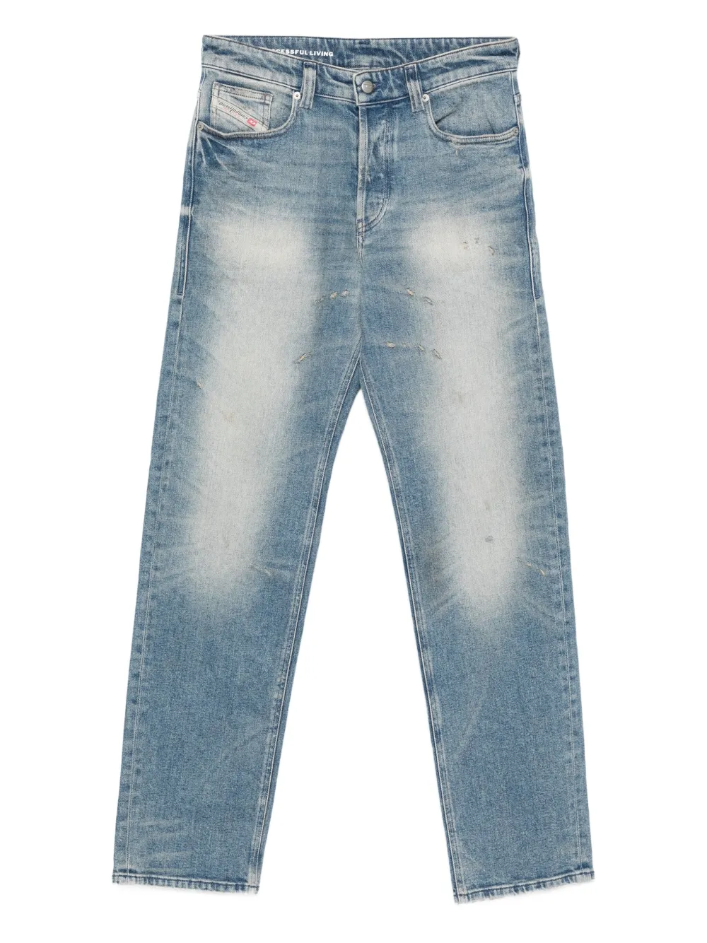 Diesel 1988 D-ark 09m21 faded-effect jeans Blauw