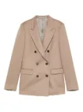 Tagliatore double-breasted blazer - Brown