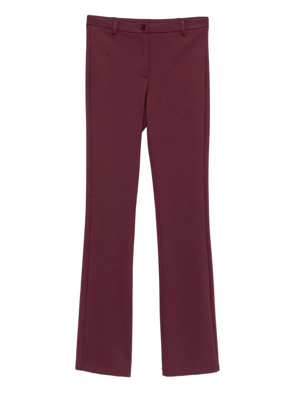Patrizia Pepe button-fastening straight trousers Paars