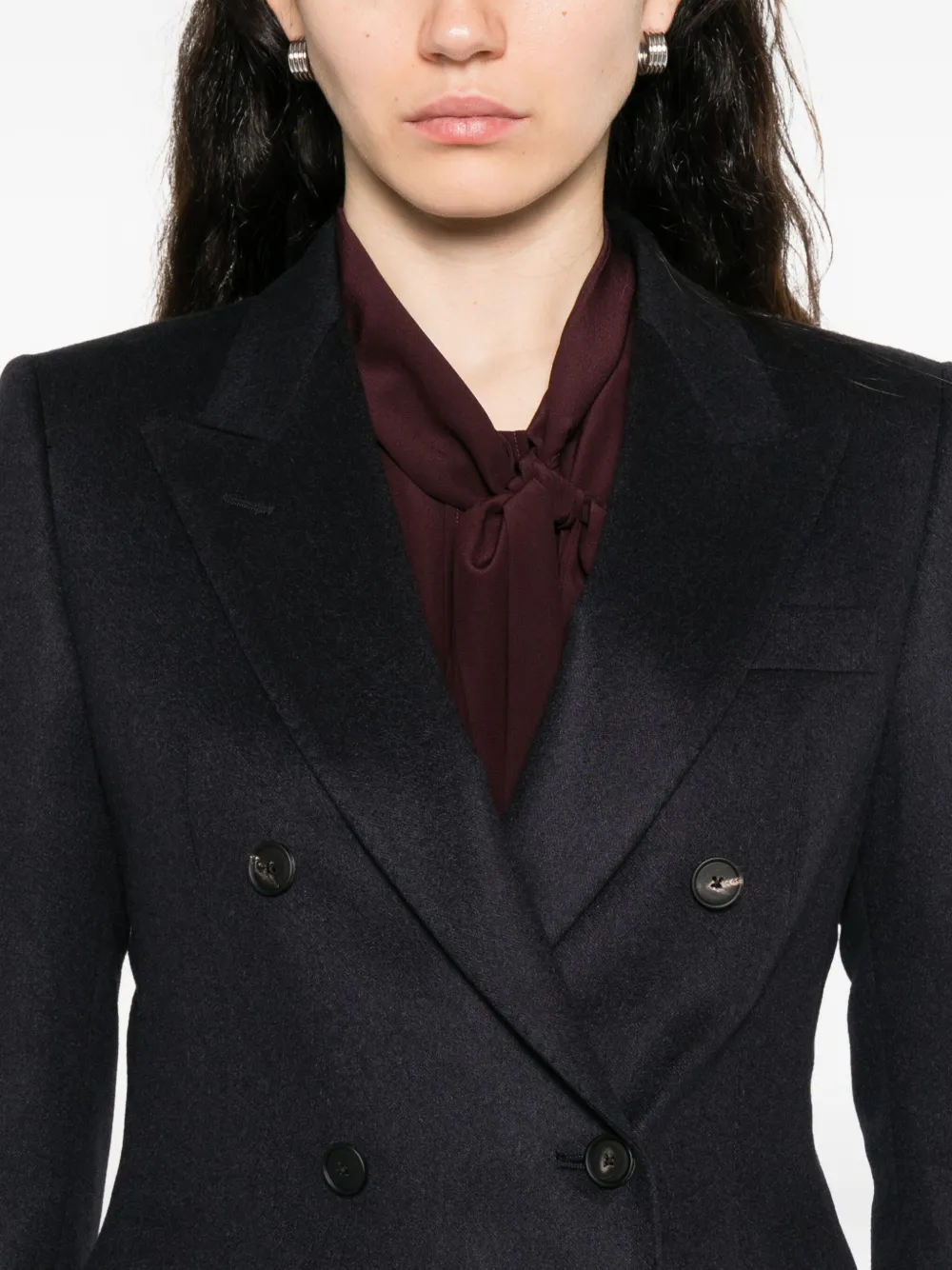 Tagliatore Double-breasted Blazer In Black