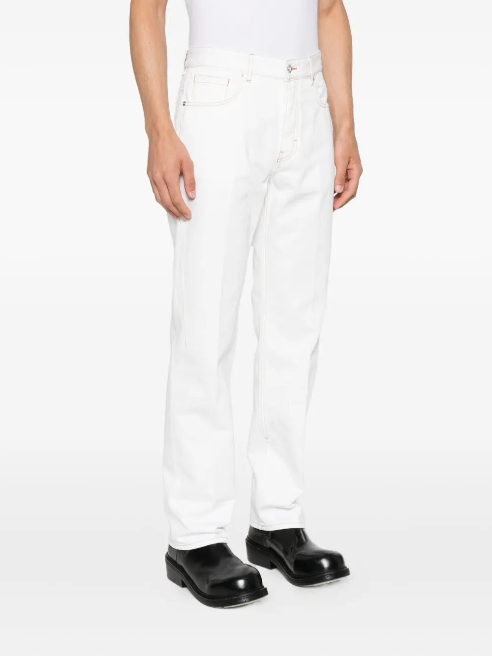 Givenchy Jeans met contrasterende stiksels Wit