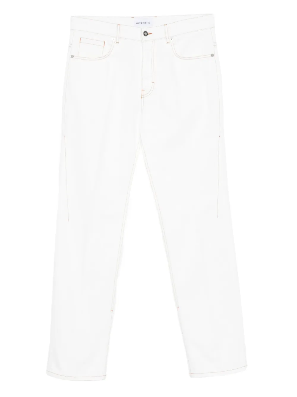 Givenchy Jeans met contrasterende stiksels Wit