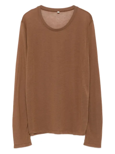 Baserange round-neck long-sleeve top