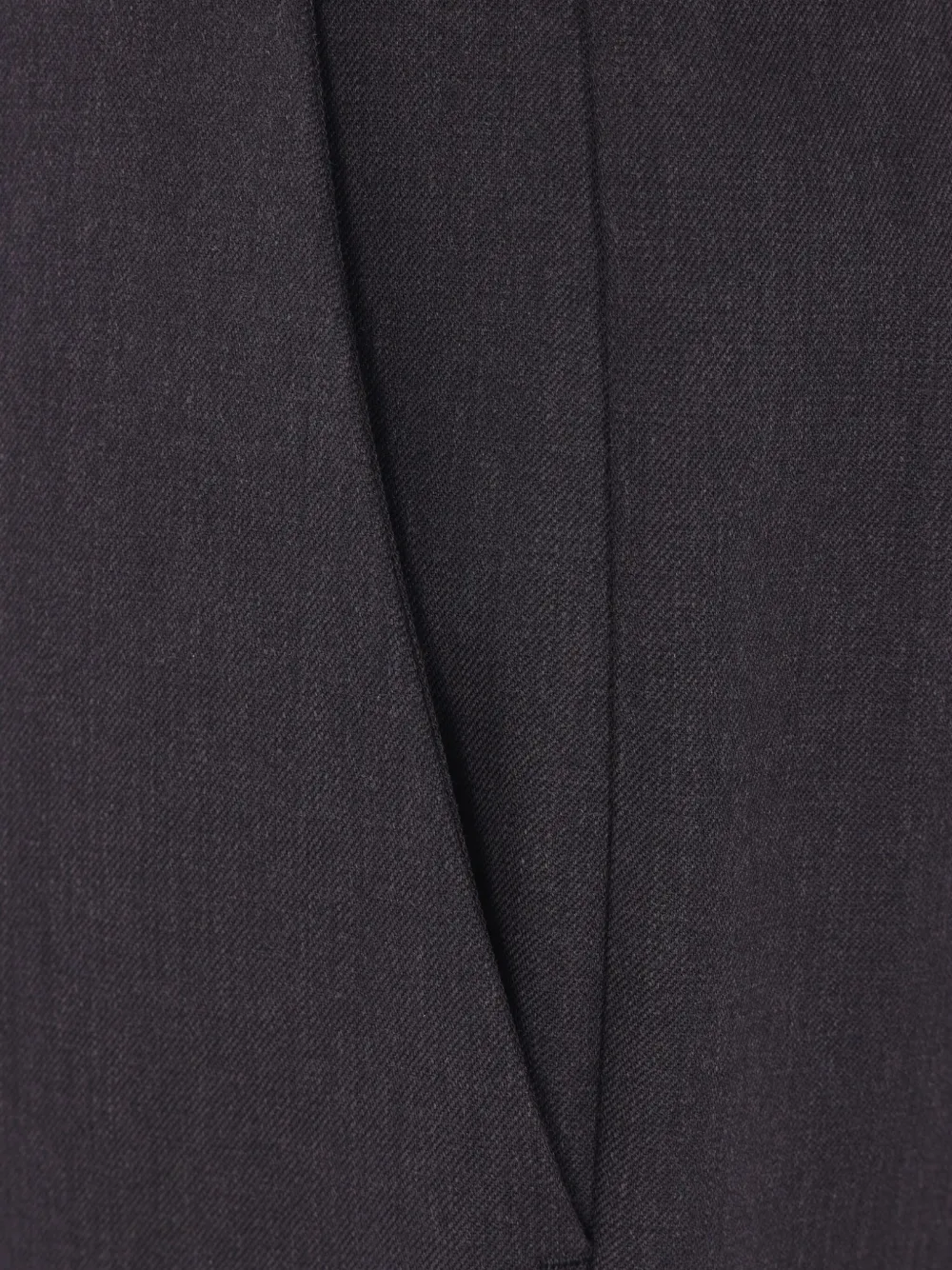 Prada safety-pin detail trousers Grijs