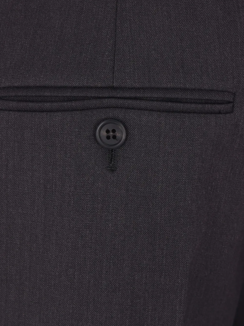 Prada safety-pin detail trousers Grijs