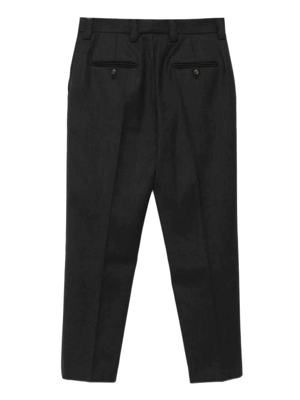Prada safety-pin detail trousers Grijs