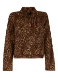 Levi's leopard-print trucker denim jacket - Brown